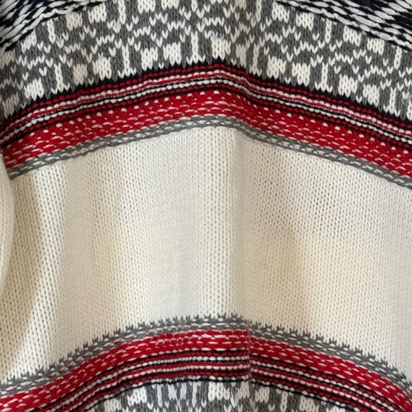 AMERICAN STITCH shawl collar patch elbow sweater sz l - Picture 2 of 8
